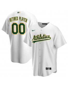 Oakland Athletics Nike Home Pick-A-Player Retired Roster Replica Jersey - White