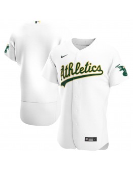 Oakland Athletics Nike Home Authentic Team Jersey - White