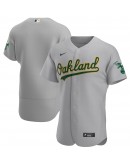 Oakland Athletics Nike Road Authentic Team Jersey - Gray