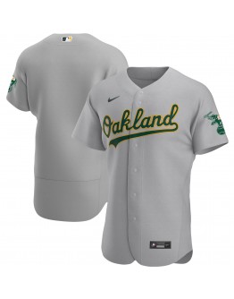 Oakland Athletics Nike Road Authentic Team Jersey - Gray