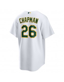 Matt Chapman Oakland Athletics Nike Home Replica Player Name Jersey - White