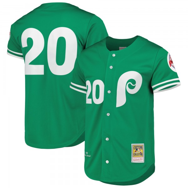 Mike Schmidt Philadelphia Phillies Mitchell & Ness Cooperstown Collection Authentic Jersey - Green