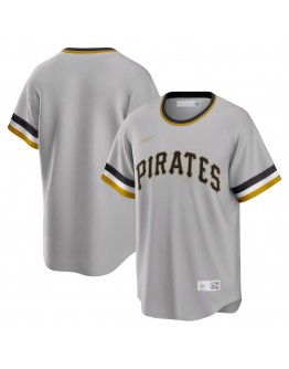 Pittsburgh Pirates Nike Road Cooperstown Collection Team Jersey - Gray