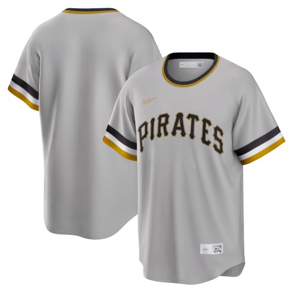 Pittsburgh Pirates Nike Road Cooperstown Collection Team Jersey - Gray