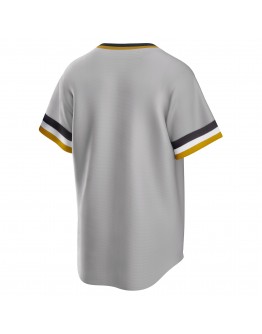 Pittsburgh Pirates Nike Road Cooperstown Collection Team Jersey - Gray