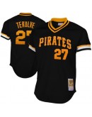 Mitchell & Ness Pittsburgh Pirates Kent Tekulve 1982 Cooperstown Collection Authentic Practice Jersey - Black