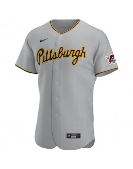 Pittsburgh Pirates Nike Road Authentic Team Jersey - Gray