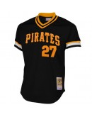 Mitchell & Ness Pittsburgh Pirates Kent Tekulve 1982 Cooperstown Collection Authentic Practice Jersey - Black