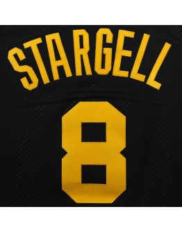 Willie Stargell Pittsburgh Pirates Mitchell & Ness 1982 Authentic Cooperstown Collection Mesh Batting Practice Jersey - Black