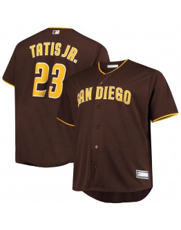 Fernando Tatis Jr. San Diego Padres Big & Tall Replica Player Jersey - Brown