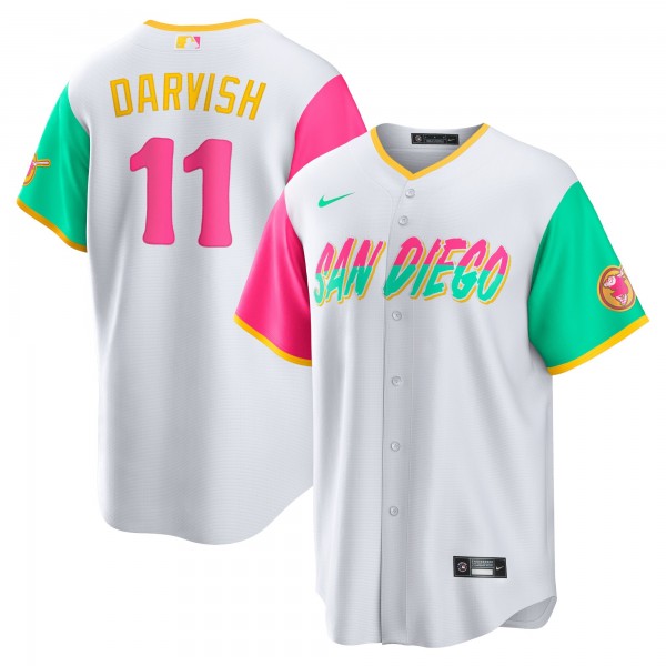 Yu Darvish San Diego Padres Nike 2022 City Connect Replica Player Jersey - White