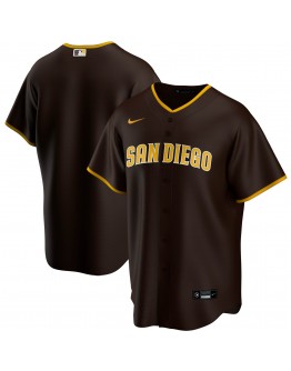 San Diego Padres Nike Road Replica Team Jersey - Brown