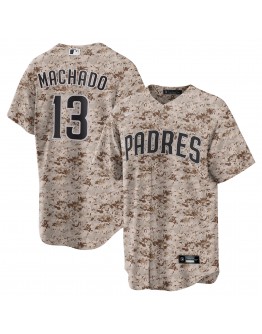 Manny Machado San Diego Padres Nike USMC Alternate Replica Player Jersey - Camo