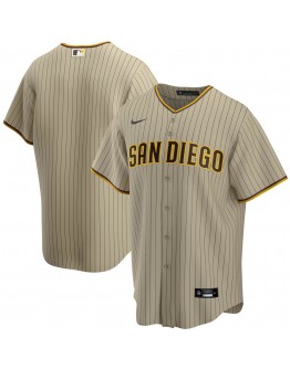 San Diego Padres Nike Alternate Replica Team Jersey - Tan