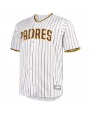 San Diego Padres Big & Tall Home Replica Team Jersey - White/Brown