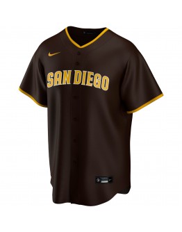 San Diego Padres Nike Road Replica Team Jersey - Brown