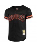 Matt Williams San Francisco Giants Mitchell & Ness Fashion Cooperstown Collection Mesh Batting Practice Jersey - Black