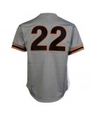 Mitchell & Ness Will Clark San Francisco Giants 1989 Authentic Cooperstown Collection Batting Practice Jersey - Gray