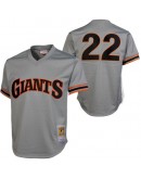 Mitchell & Ness Will Clark San Francisco Giants 1989 Authentic Cooperstown Collection Batting Practice Jersey - Gray