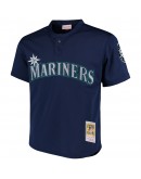 Ken Griffey Jr. Seattle Mariners Mitchell & Ness Cooperstown Collection Mesh Batting Practice Jersey - Navy