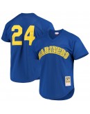 Ken Griffey Jr. Seattle Mariners Mitchell & Ness Cooperstown Mesh Batting Practice Jersey - Royal