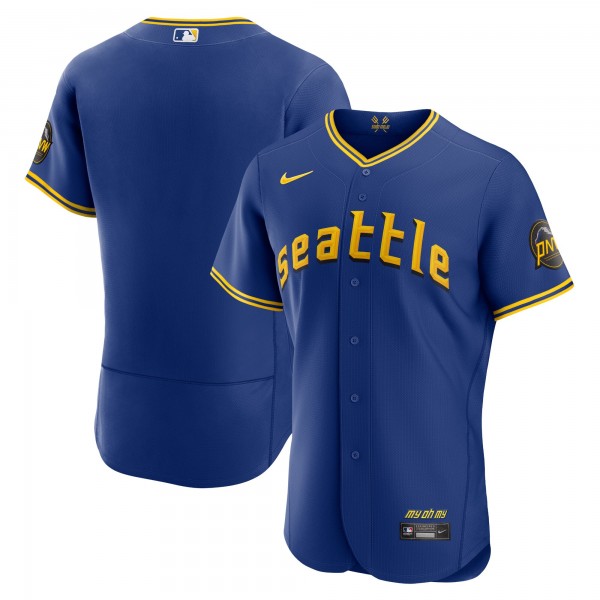 Seattle Mariners Nike 2023 City Connect Authentic Jersey - Royal