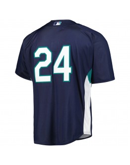 Ken Griffey Jr. Seattle Mariners Mitchell & Ness Cooperstown Collection Mesh Batting Practice Jersey - Navy