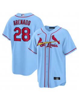 Nolan Arenado St. Louis Cardinals Nike Alternate Official Replica Player Jersey - Light Blue