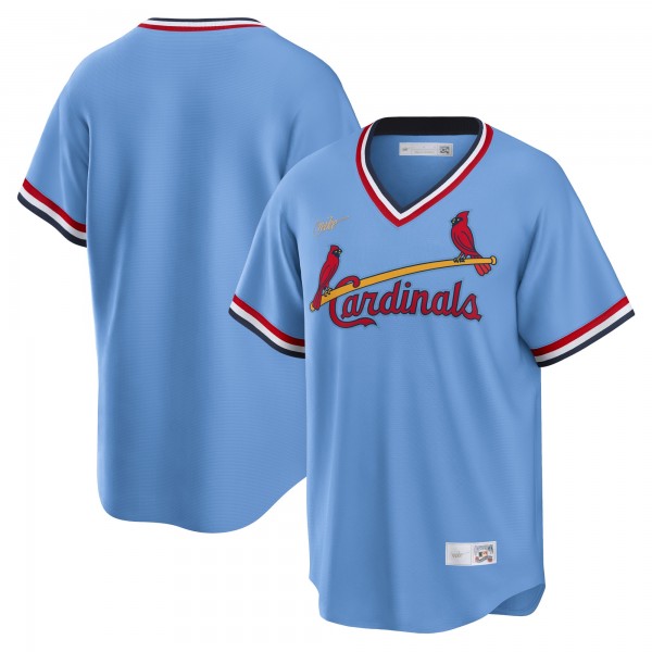 St. Louis Cardinals Nike Road Cooperstown Collection Team Jersey - Light Blue