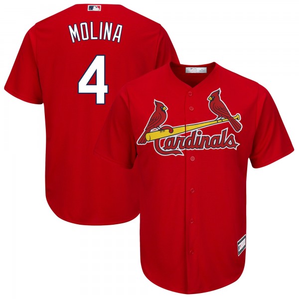 Yadier Molina St. Louis Cardinals Big & Tall Replica Player Jersey - Red