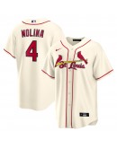 Yadier Molina St. Louis Cardinals Nike Alternate Replica Player Name Jersey - Cream