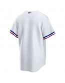 Texas Rangers Nike Home Blank Replica Jersey - White