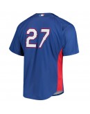 Vladimir Guerrero Texas Rangers Mitchell & Ness Cooperstown Collection Mesh Batting Practice Jersey - Royal