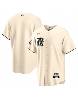  Texas Rangers Nike 2023 City Connect Replica Jersey - Cream