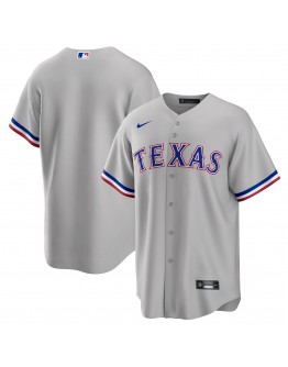 Texas Rangers Nike Road Replica Team Jersey - Gray