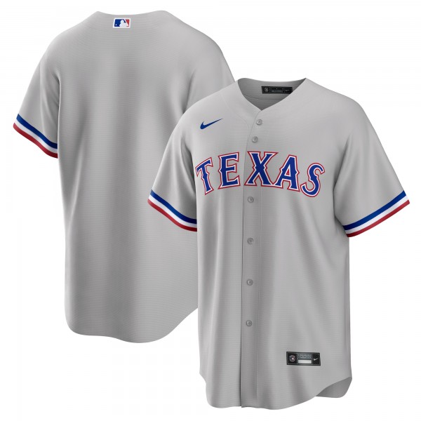 Texas Rangers Nike Road Replica Team Jersey - Gray