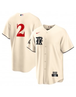 Marcus Semien Texas Rangers Nike 2023 City Connect Replica Player Jersey - Cream