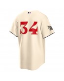 Nolan Ryan Texas Rangers Nike 2023 City Connect Replica Player Jersey - Cream