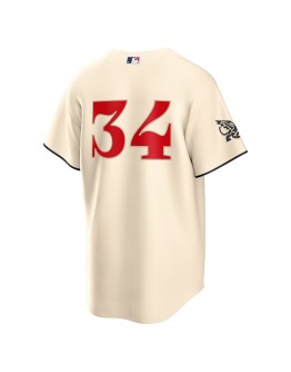 Nolan Ryan Texas Rangers Nike 2023 City Connect Replica Player Jersey - Cream