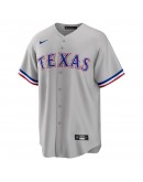 Texas Rangers Nike Road Replica Team Jersey - Gray