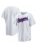 Texas Rangers Nike Home Cooperstown Collection Team Jersey - White