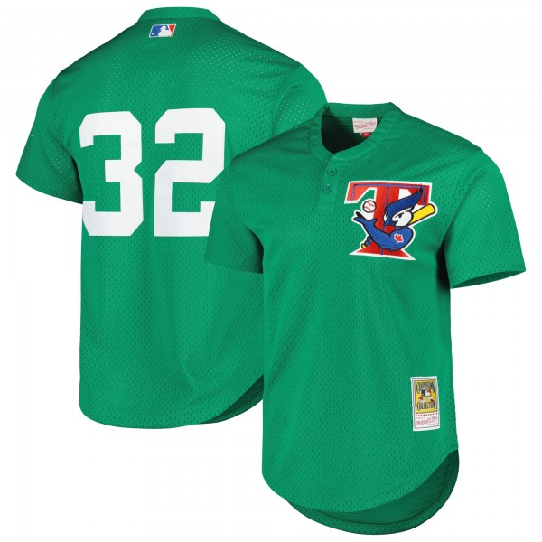  Toronto Blue Jays Mitchell & Ness Cooperstown Collection Mesh Batting Practice Jersey - Green