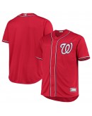 Washington Nationals Big & Tall Alternate Replica Team Jersey - Red