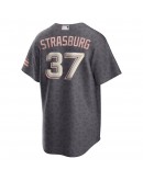 Stephen Strasburg Washington Nationals Nike City Connect Replica Player Jersey - Charcoal