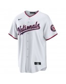 Washington Nationals Nike Home Blank Replica Jersey - White