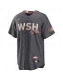 Stephen Strasburg Washington Nationals Nike City Connect Replica Player Jersey - Charcoal