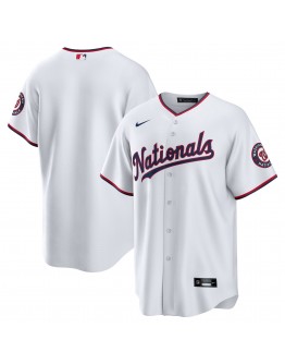 Washington Nationals Nike Home Blank Replica Jersey - White