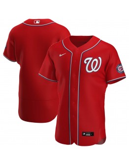 Washington Nationals Nike Alternate Authentic Team Jersey - Red