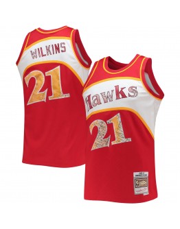 Dominique Wilkins Atlanta Hawks Mitchell & Ness 1996-97 Hardwood Classics NBA 75th Anniversary Diamond Swingman Jersey - Red