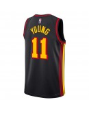 Trae Young Atlanta Hawks Jordan Brand Unisex Swingman Jersey - Statement Edition - Black